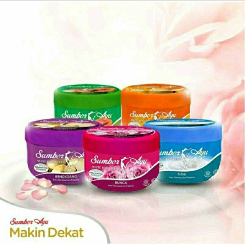 Sumber Ayu Withe Body Scrub | Lulur Mandi 250ml