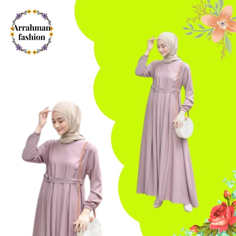 Baju gamis wanita moscrepewollycrepe muslim fashion kekinian viral model gamis simpel elegant terbaru 2023