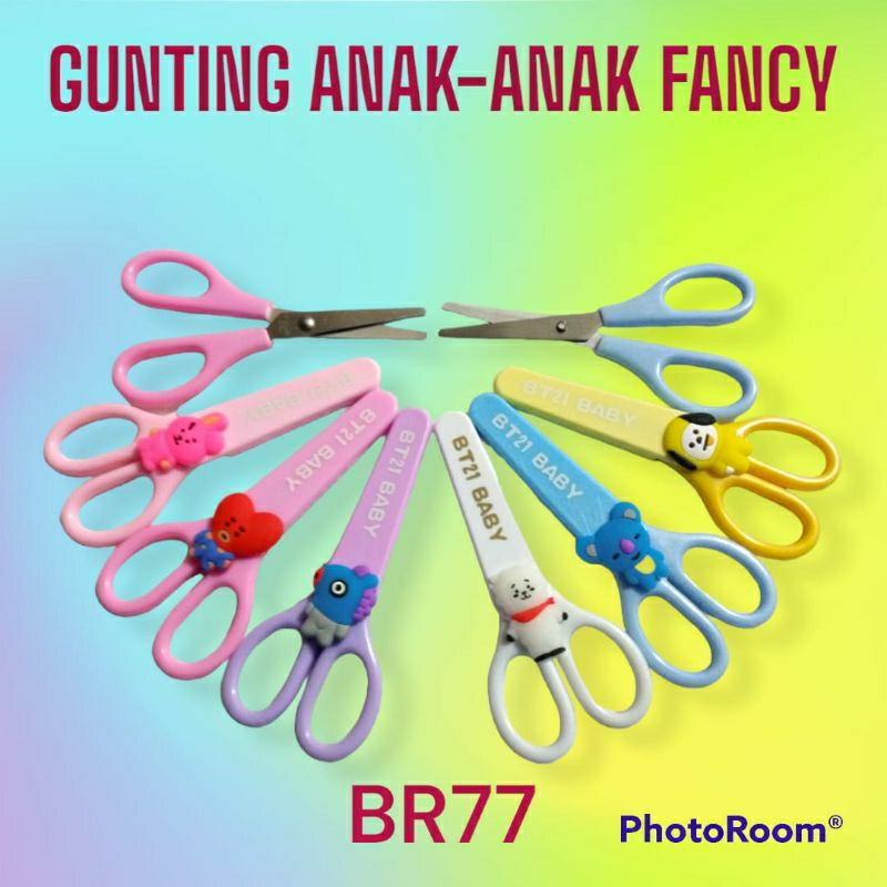 

GUNTING ANAK-ANAK UJUNG TIDAK TAJAM / GUNTING ADA TUTUP MOTIF FANCY