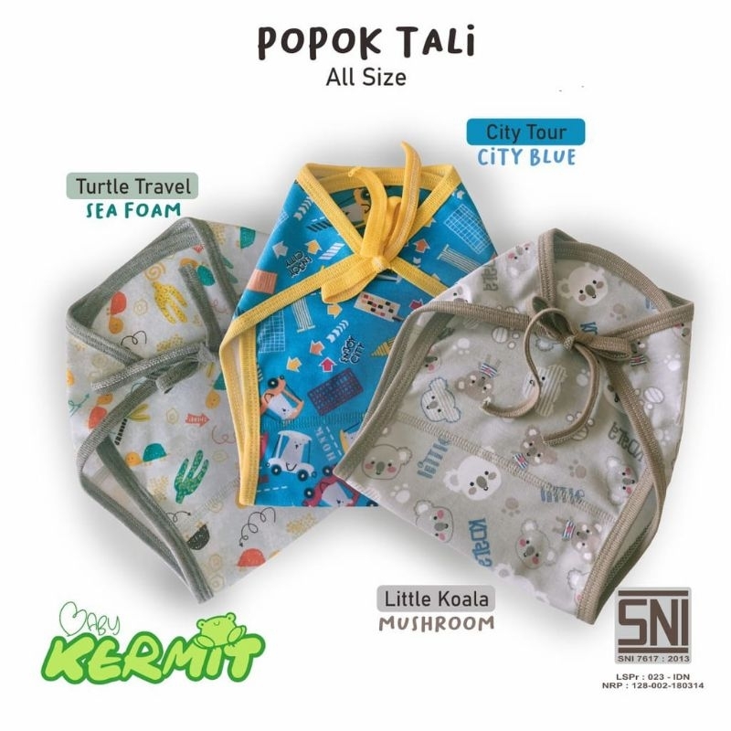 Popok baby kermit (bkp 611) isi 6 pcs| popok bayi