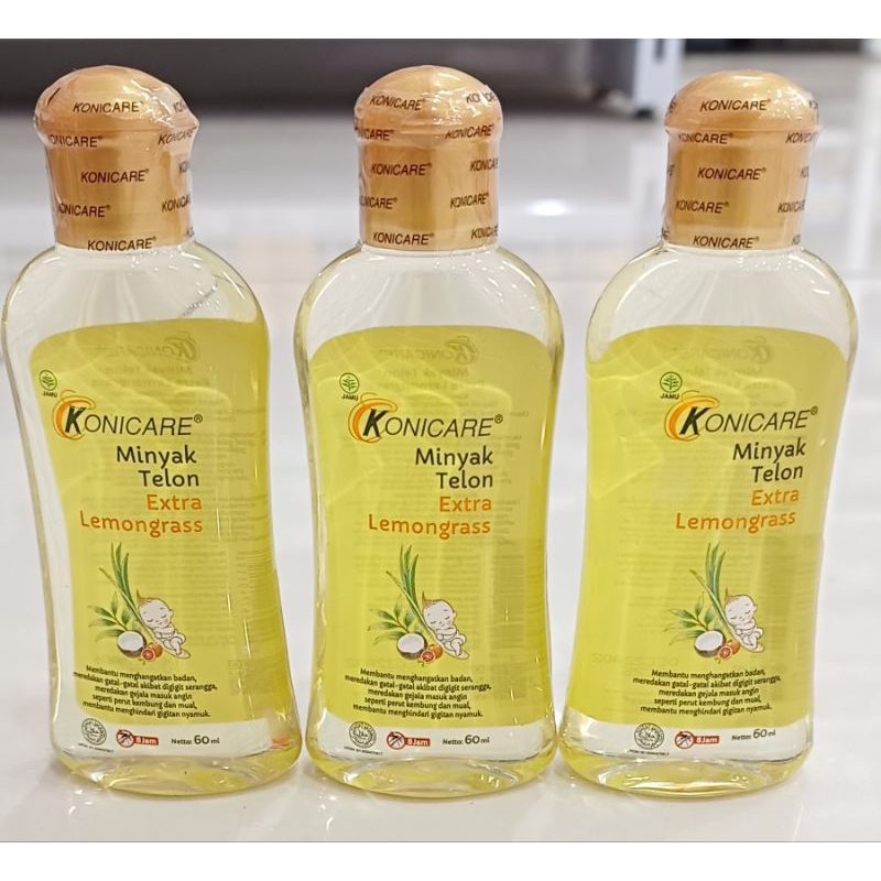 KONICARE Telon 60ml (beli 2 gratis 1 LEMONGRASS 60ML EXP AGT 23)