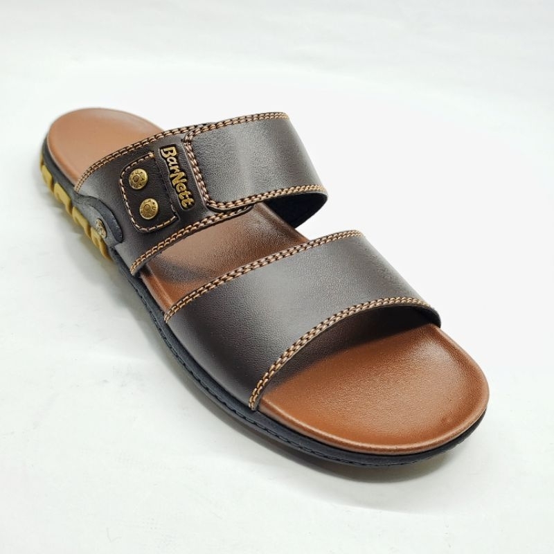 Sandal pria kulit Barnett Reno max 01 Reno 23 Sandal Casual pria