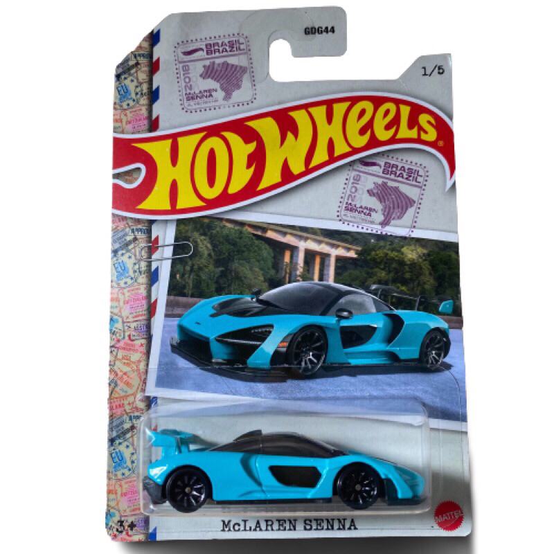 Hot Wheels McLAREN SENNA / HW World Class Racers [TOSCA] + FREE Protector Card