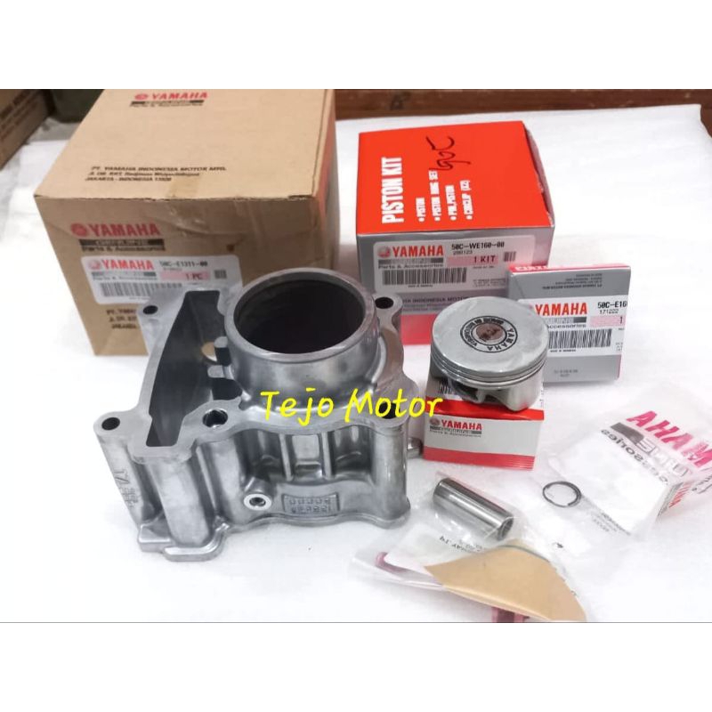 BLOK BLOCK SEHER, PISTON RING SEHER KIT JUPITER MX OLD NEW 135 ORIGINAL YGP