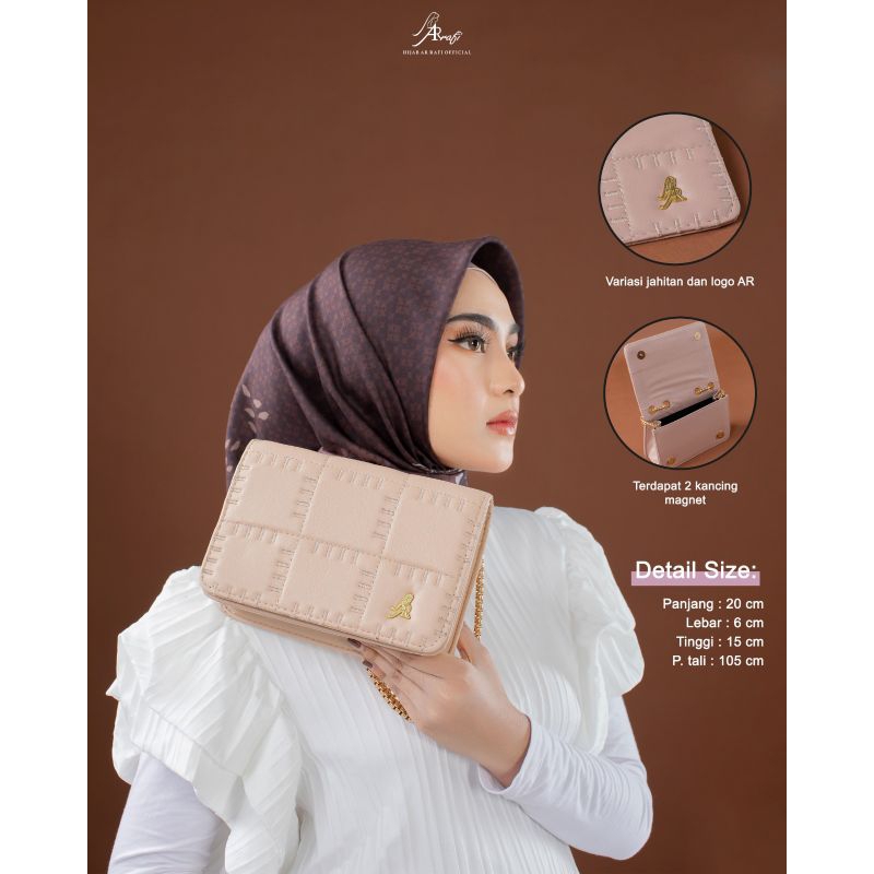 ORIGINAL ARRAFI✓YOONA BAG BY ARRAFI HIJAB✓SLINBAG KEKINIAN✓TAS BAHU WANITA✓