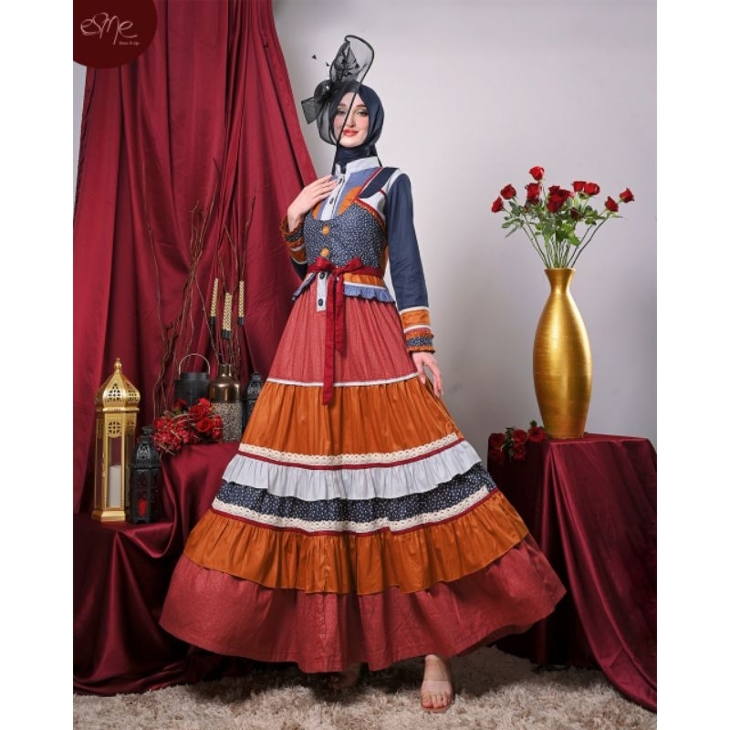 (COD)New Gamis Allegra by Esme Fashion