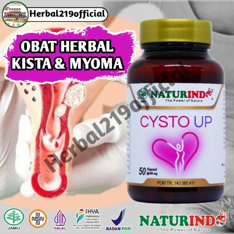 CYSTO UP Kapsul Obat Kista dan Myoma 50 pcs