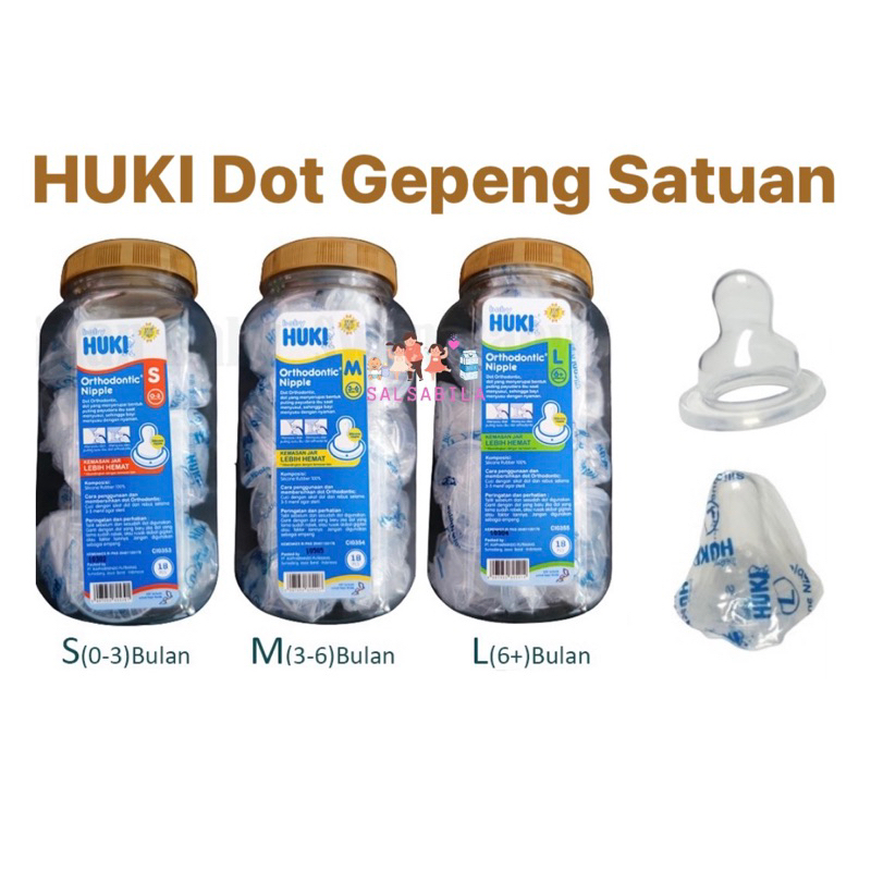 Huki Nipple Silicone Orthodontic / Gepeng Satuan