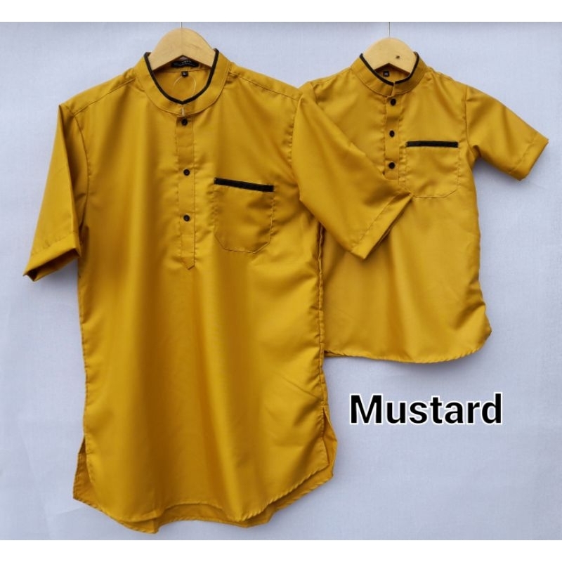 Baju Koko Kurta Pria Couple Ayah Dan Anak Laki Laki