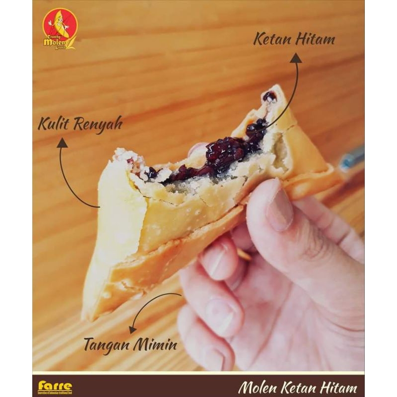 

Molen Ketan Hitam sudah digoreng matang