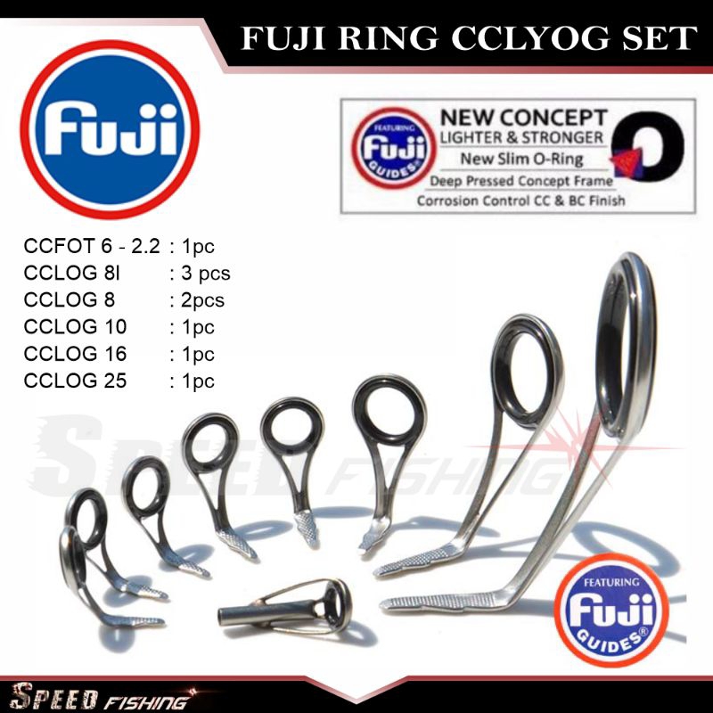 Ring Guide Fuji CCLYOG BCLYOG CCKLOG BCKLOG Set Fuji Light Jigging