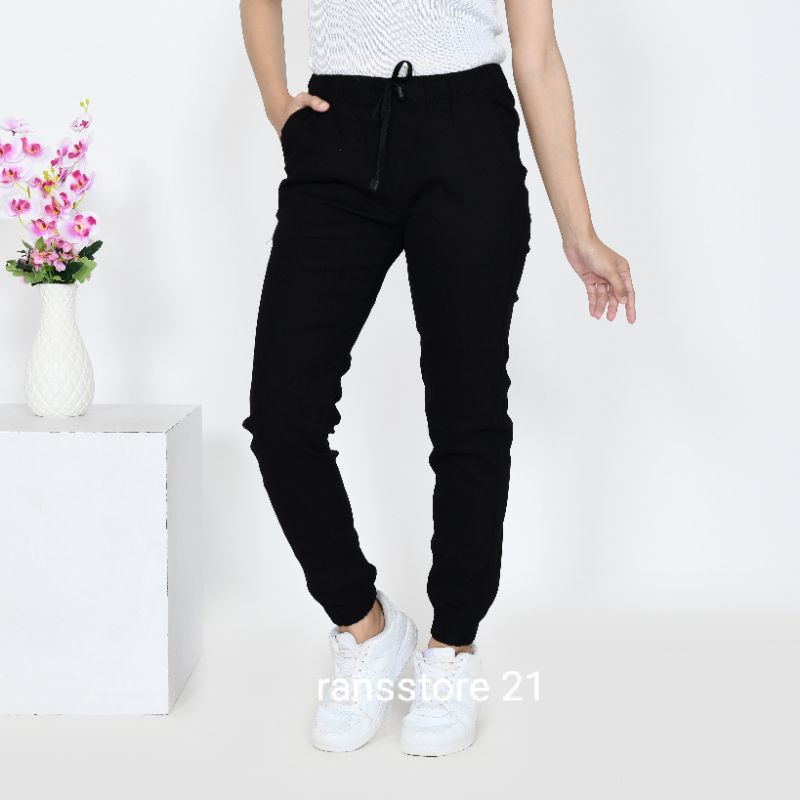 PROMO OUTFIT Celana Panjang Jogger Chinos Wanita Terbaru PREMIUM