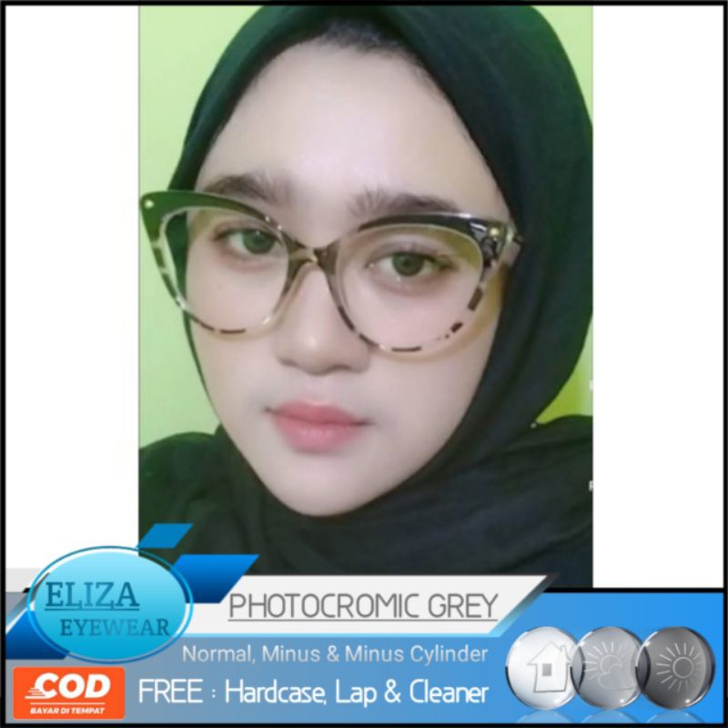 frame kacamata 93308 photocromic antiradiasi