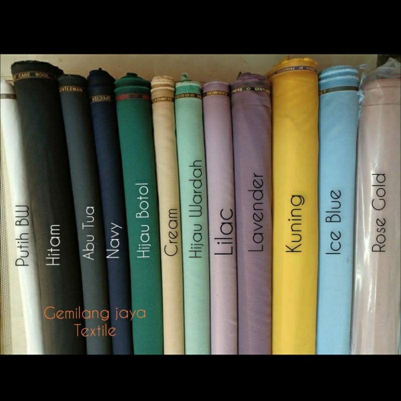 BAHAN / KAIN SEMI WOOL KILAP / KAIN JAS WEDDING / KAIN JAS PESTA