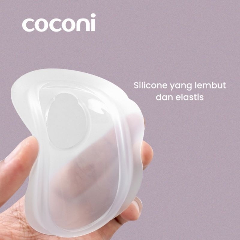 Coconi Breastmilk Collector Shell 2pcs / Penampung ASI Silikon / Breast milk shell