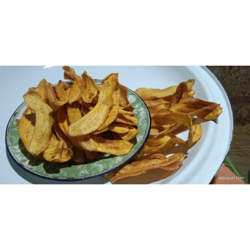 

KERIPIK PISANG manis gurih nikmat kemasan 250gr