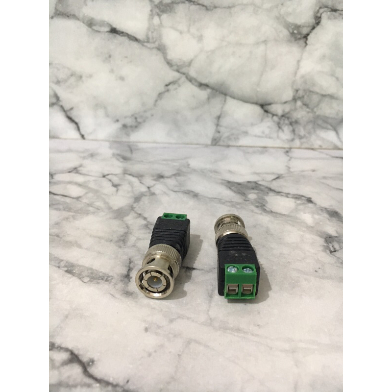 jack BNC baut  / jack cctv terminal baut / konektor jack cctv BNC male to screw terminal connector