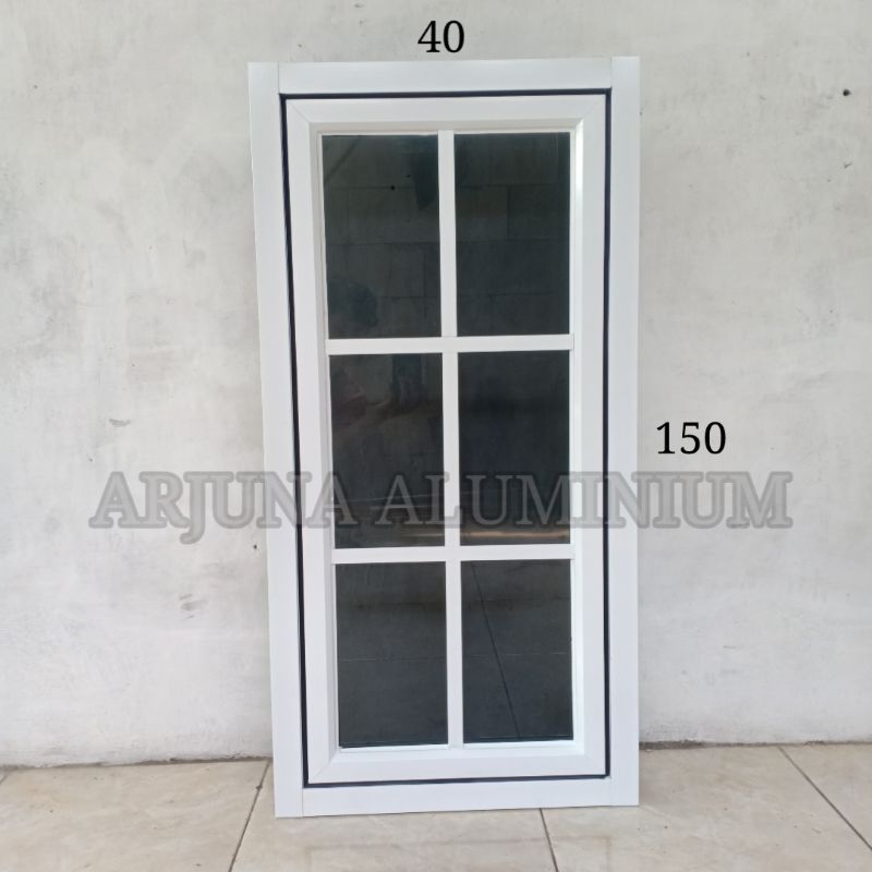 Jendela Aluminium Casement Ornamen 1 Set 150x40