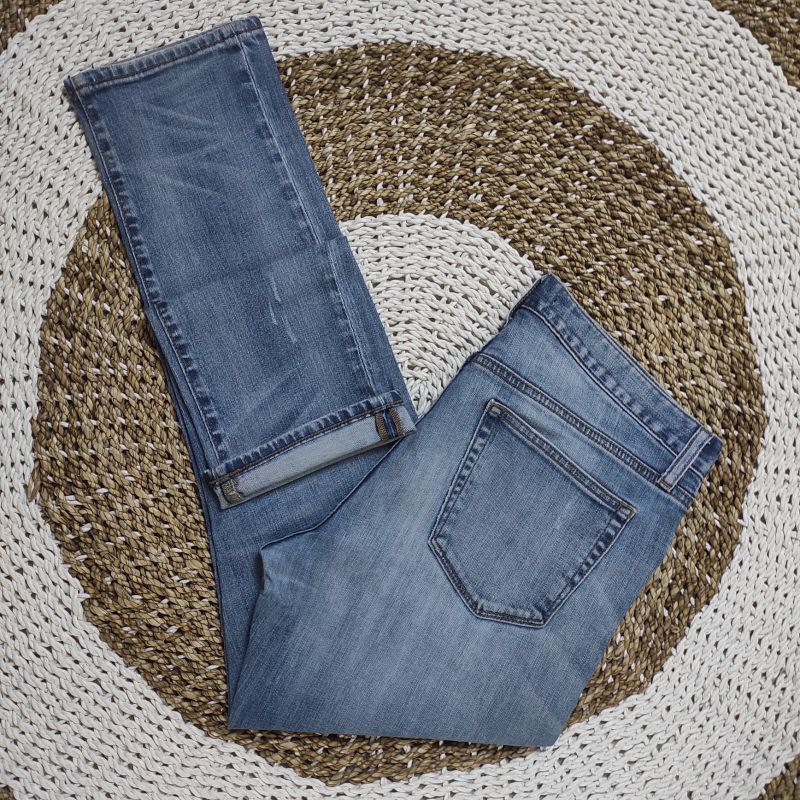 celana jeans pria slim straight uniqlo