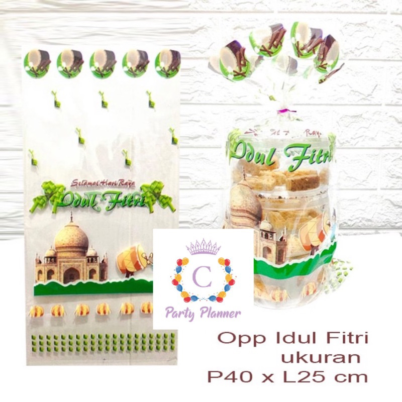 

R39. PLASTIK SNACK PARSEL IDUL FITRI PLASTIK KANTONG HAMPERS LEBARAN PLASTIK KUKER OPP HAMPERS PLASTIK PARSEL KUE KERING