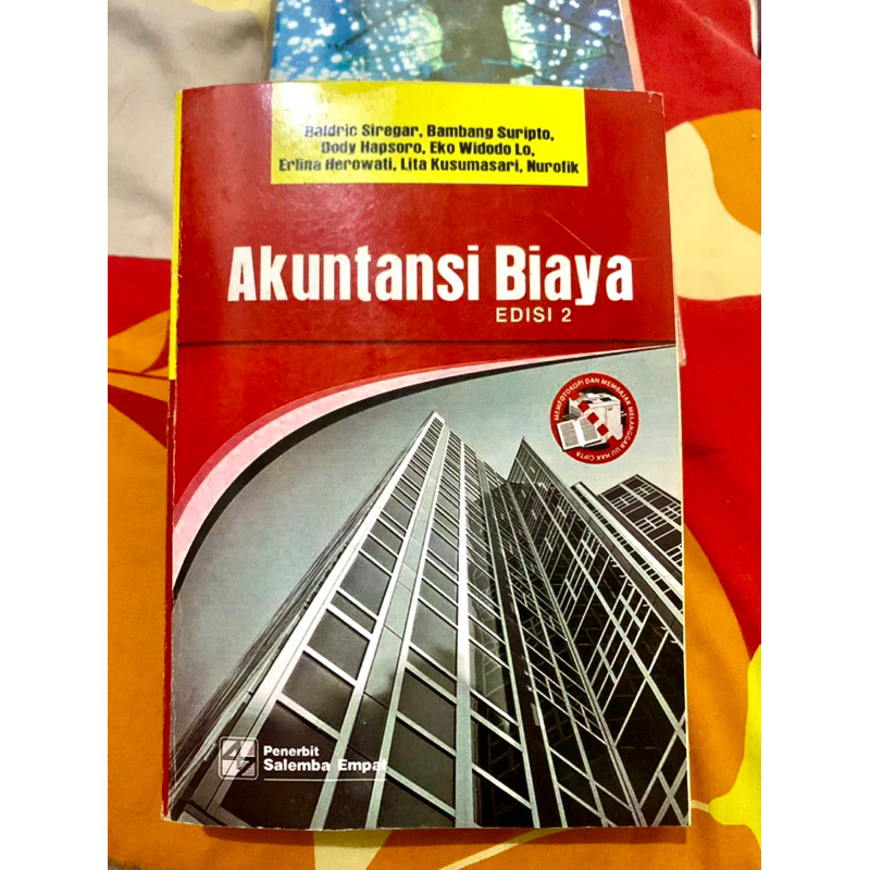 

Preloved Buku akuntansi biaya edisi 2 penerbit salemba