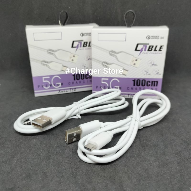 Kabel Data Fast Charging 5G Premium Micro USB 100Cm