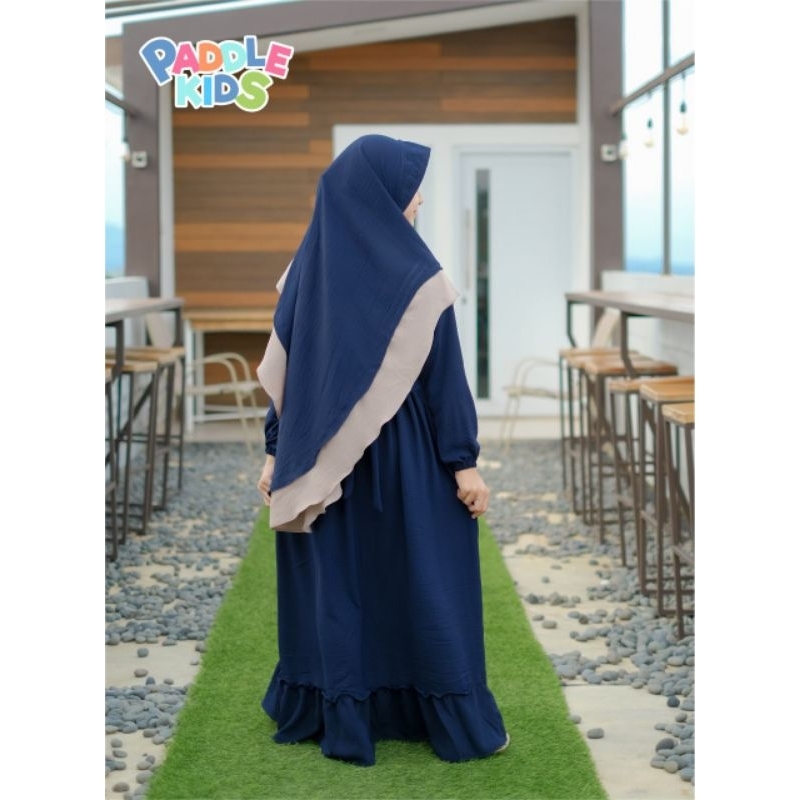 DRESS MAXI KATUN CRINKLE AIRFLOW BY PADDLEKIDS / GAMIS MAXI PADDLE KIDS NABLFASHION