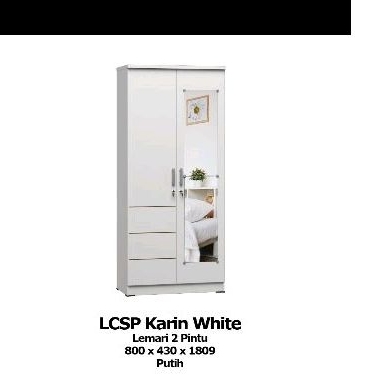 lemari 2 pintu lcsp Karin Olympic