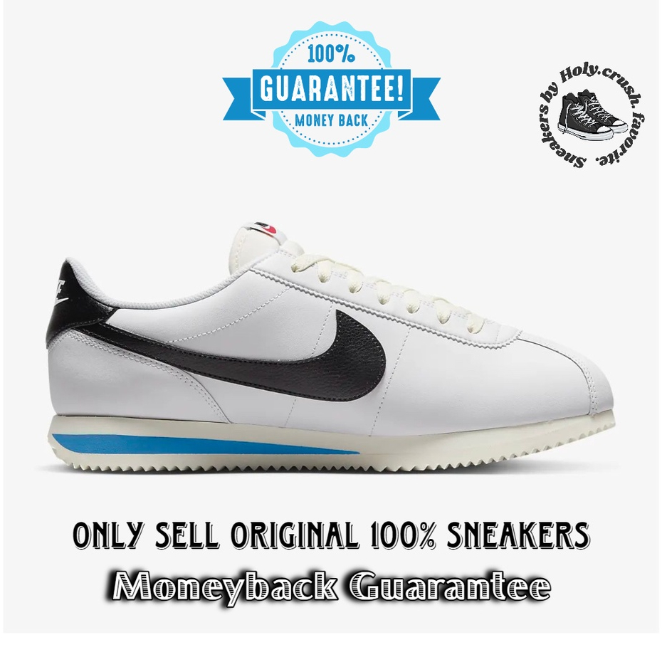 Nike Cortez White Light Photo Blue - 100% Original Resmi Nike Store
