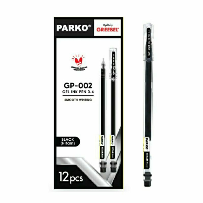 

Gel Pen Parko 0.4mm GP-002 | Pulpen Pena Ballpoint Pen Parko Quality by Greebel