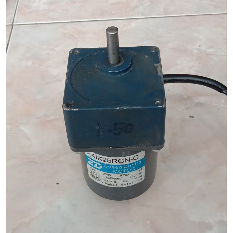 AC MOTOR GEARBOK ZD 220V 25W 27RPM