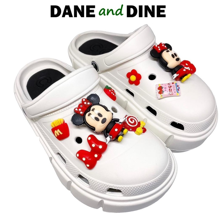 TERMURAH Wedges Wanita EVA 6cm PREMIUM MICKEY Dane and Dine W77