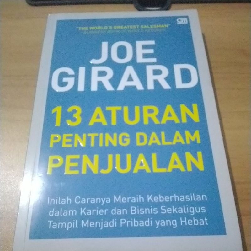 Buku 13 Aturan Penting Dalam Penjualan - Joe Girard