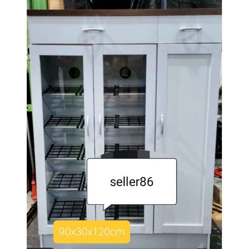 RAK SEPATU FULL PUTIH BESAR / RAK SEPATU SLIDING PUTIH / RAK SEPATU GESER JUMBO / RAK SEPATU JUMBO