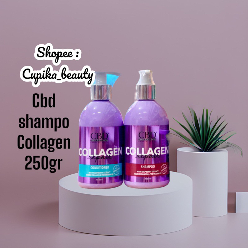 &lt;pp&gt; [ 250 gr ] collagen || cbd shampo collagen 250 gr || cbd conditioner 250 gr