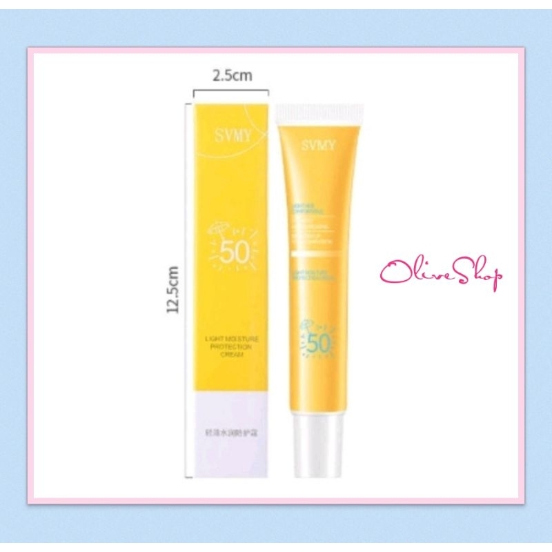 OliveShop ❤️ SVMY UV Cream Sunblock Sunscreen Krim Pelindung Dari Sinar Matahari SPF50+++