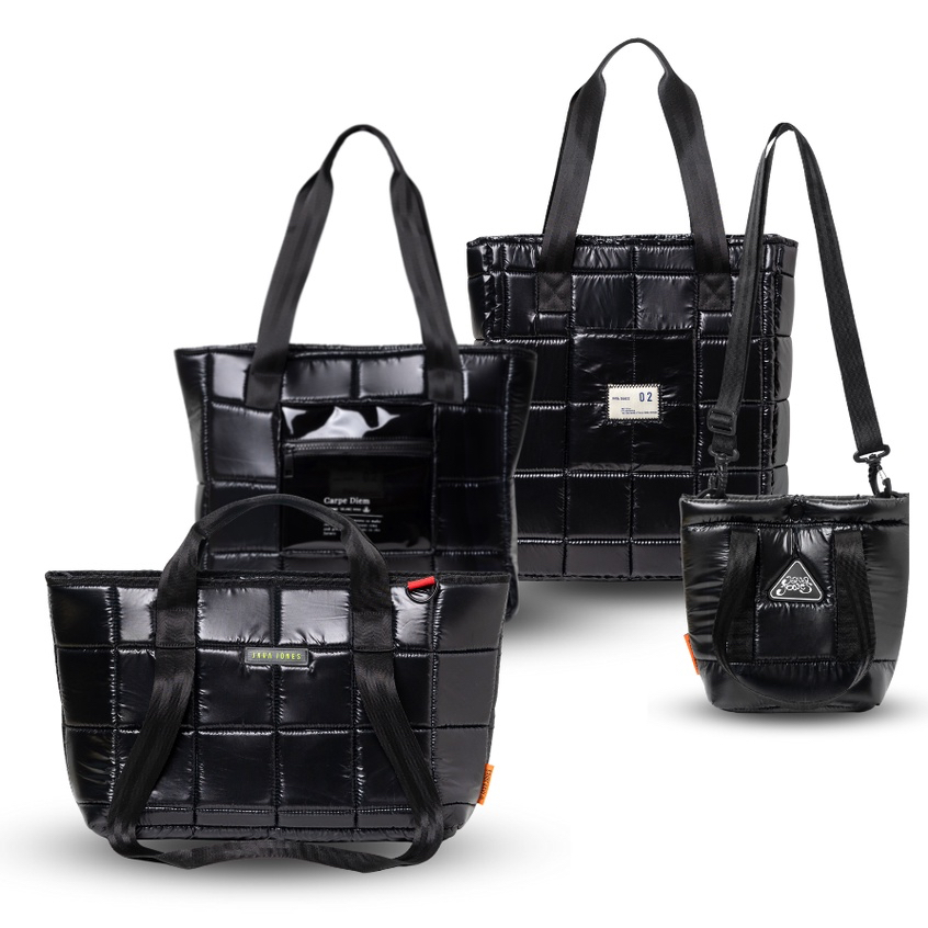 JAVAJONES Black Nails | PUFF BAGS COLLECTION | Totebag Pria Wanita