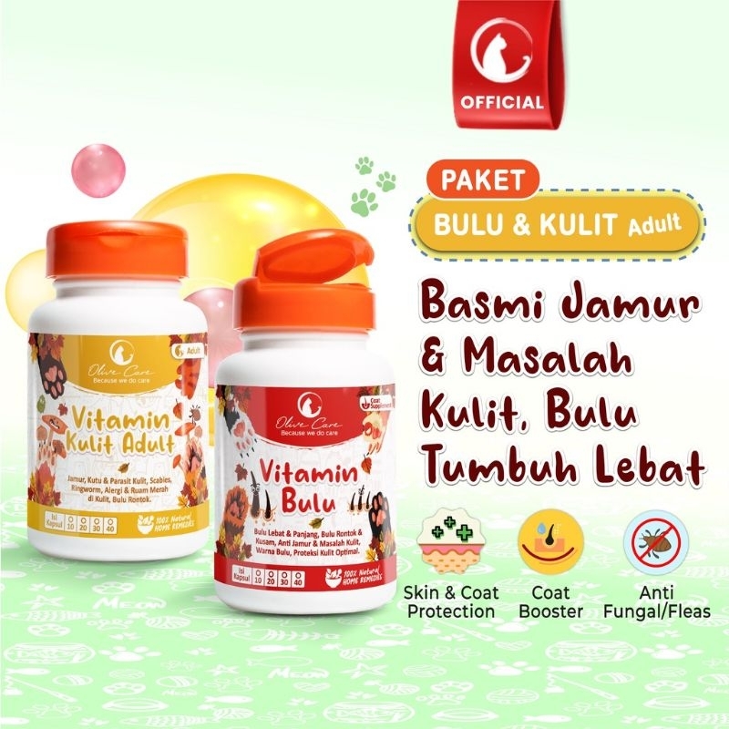 OLIVE CARE PAKET VITAMIN BULU &amp; KULIT ADULT