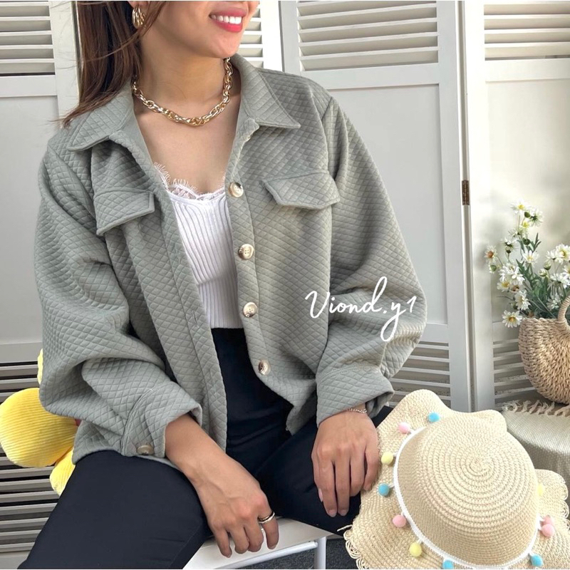 Jaket Wanita Korea / Jacket Korean Style Terbaru / Cardigan Atasan Cewek Import E50