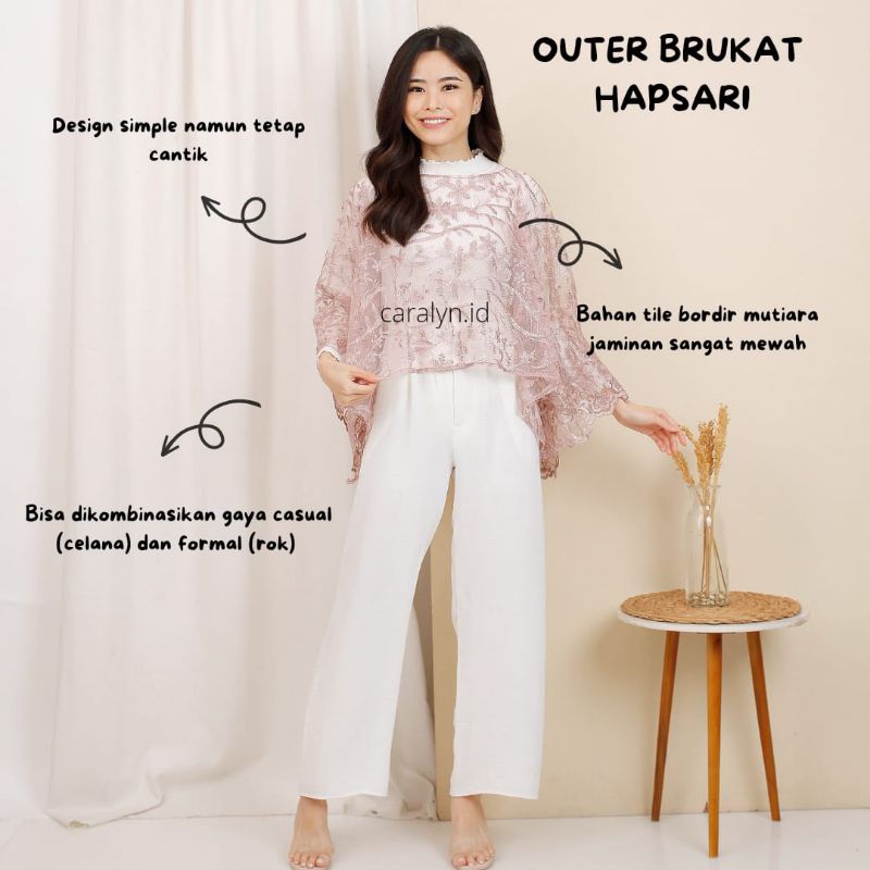 OUTER CAPE HAPSARI KONDANGAN MURAH OUTER SIMPLE