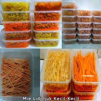 

mie lidi kecil kemasan 500 ml/mie biting/lidi biting