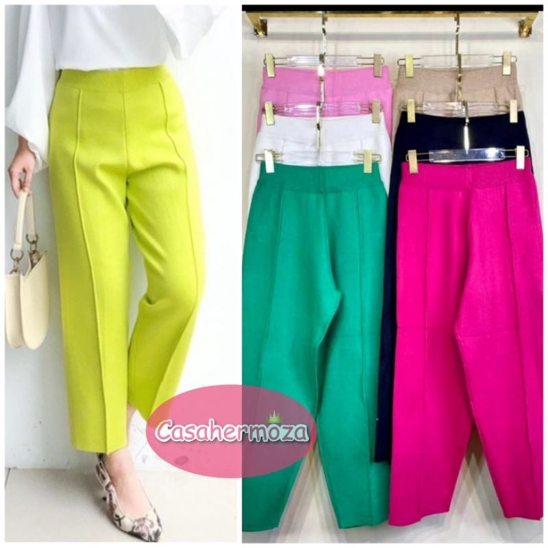 Celana Rajut Import / Kulot rajut import / knit pants wanita
