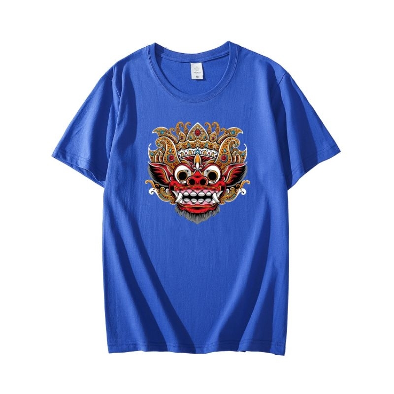 Kaos Pria Kaos Barong Baju Wanita Pakaian Atasan Dewasa Lengan Pendek Baju Bali Kaos Termurah Cod