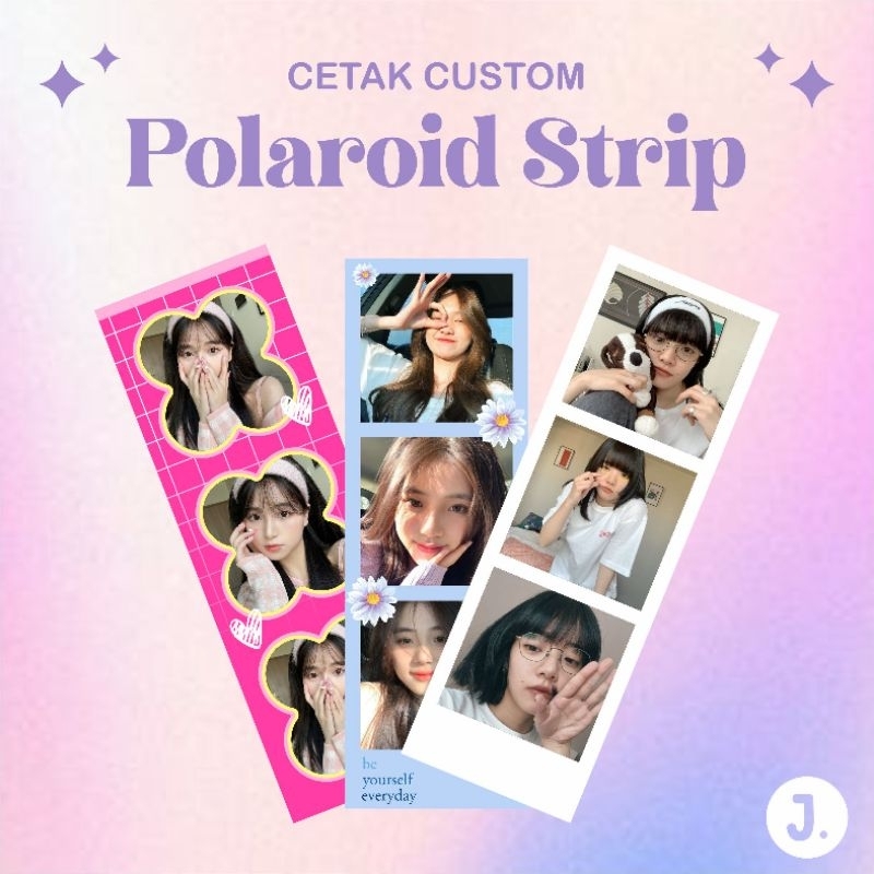 Cetak photo strip/ custom cetak foto polaroid