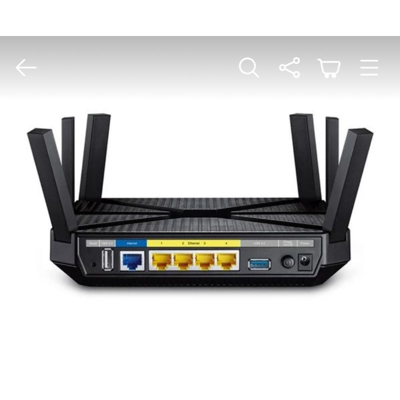 TP-LINK Model Archer C3200 AC3200 Wireless Tri-Band Gigabit Router