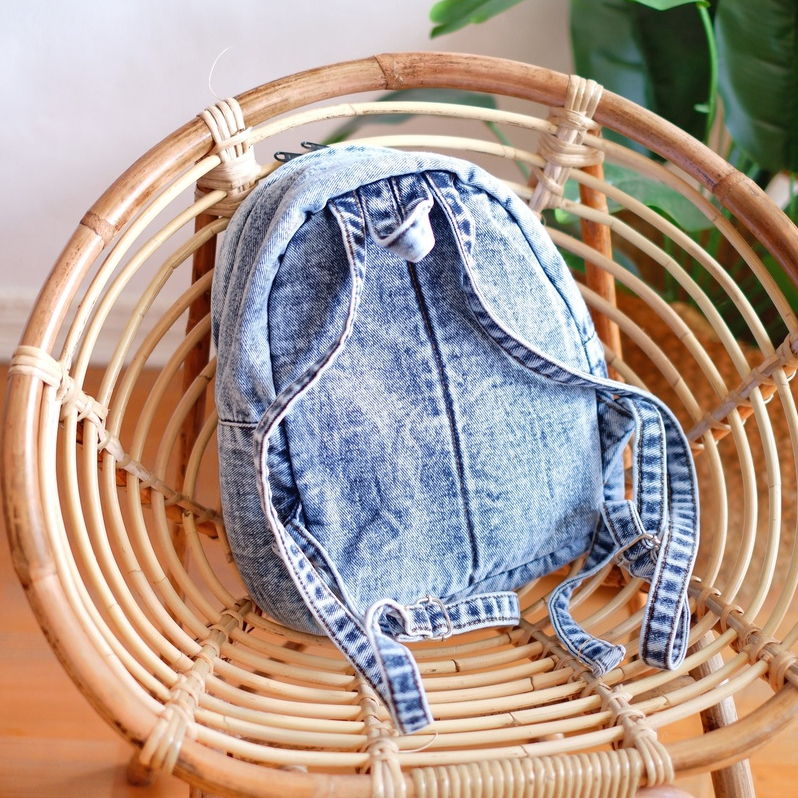 DAUKY MINI BACKPACK - Tas Jeans/Denim