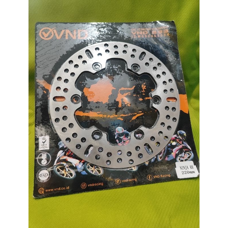 Disc piringan cakram belakang ninja RR vnd ak 333 ak333