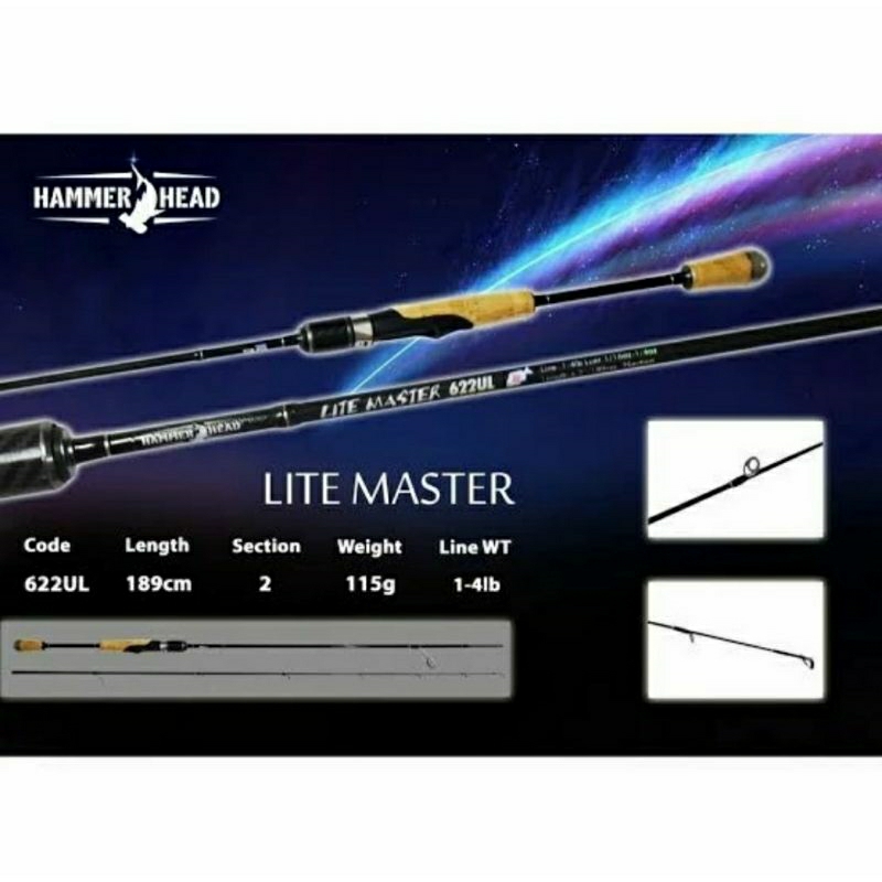 Joran Hammerhead Lite Master 622 1-4LB - Ultralight