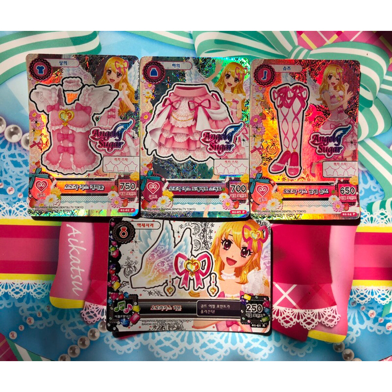 Kartu Aikatsu Korea Aurora Kiss Coord Premium Ichigo Hoshimiya Seri 1 Fullset Original Asli Langka R