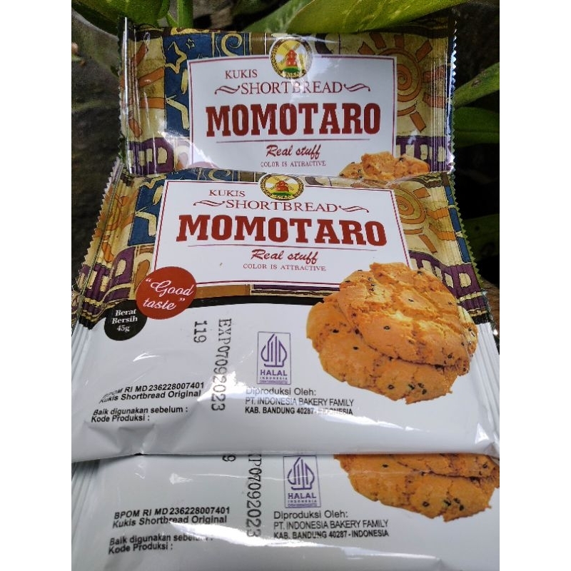 

Aoka Momotaro Cookies Shortbread Varian Original/Coklat.